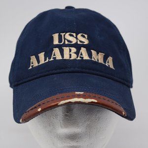 USS Alabama Cap Navy Unisex Strapback Embroidered